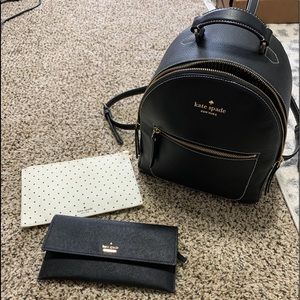 Kate Spade Backpack Purse with wallet and pouch